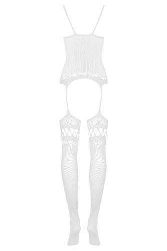 Элегантный белый кэтсьюит S/L фото 6