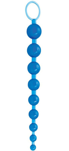 Анальная цепочка Sexy Beads голубая фото 2