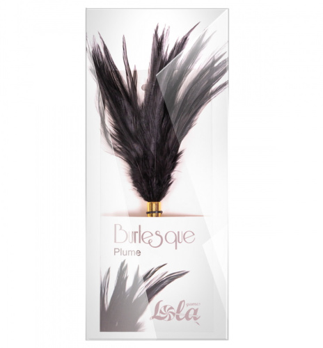 Тиклер Burlesque Plume черный фото 4