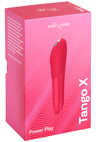 Перезаряжаемый мини-вибратор We-Vibe Tango X вишнёвый фото 16