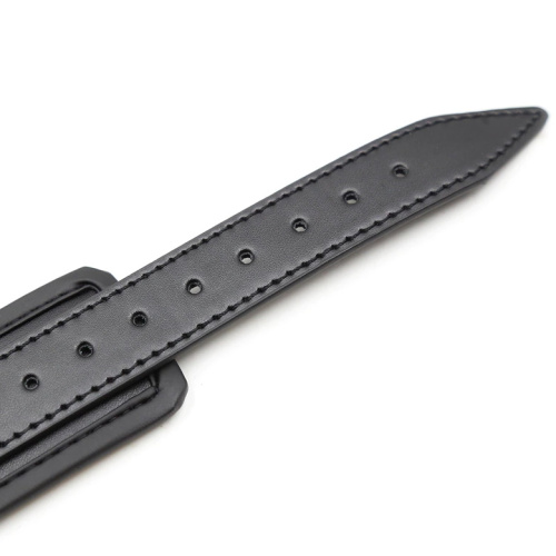 Матовые черные наручники с цепочкой фото 8