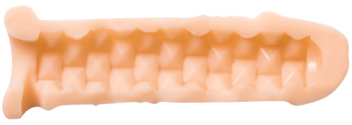 Реалистичная насадка на пенис Real Extra Sense Bubbles фото 5