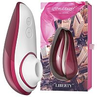 Бесконтактный вакуумно-волновой стимулятор клитора Womanizer Liberty красный
