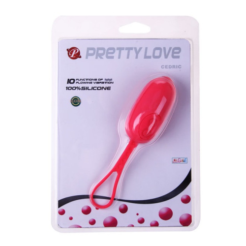 Виброяйцо с 10 режимами вибрации Pretty Love Cedric фото 2