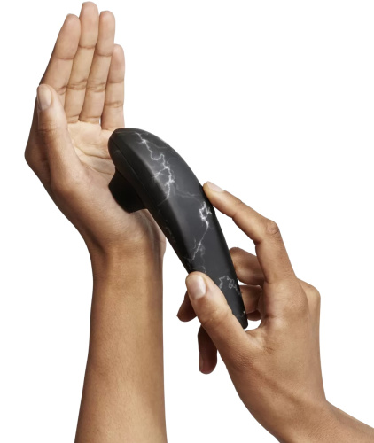 Бесконтактный стимулятор клитора Womanizer Marilyn Monroe Black Marble​ фото 2