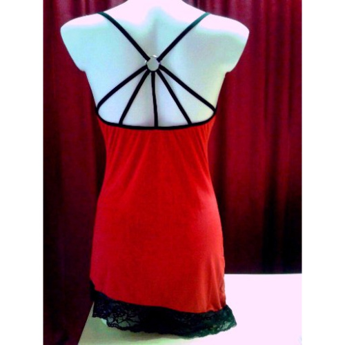 Красная сорочка Cora S/M фото 2