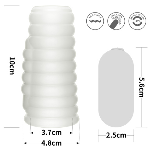 Рельефная вибронасадка на пенис Vibrating Wave Knights Ring фото 9