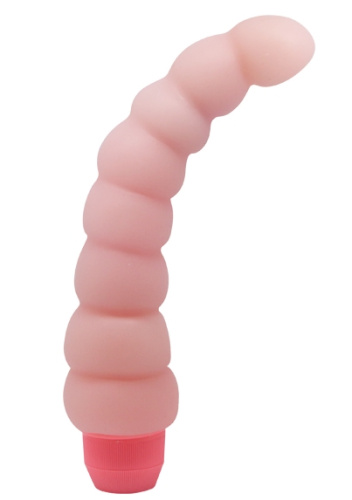 Рельефный вибратор с хребтом Flexi Vibe 19 см фото 2