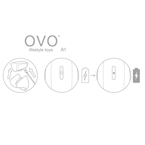 Эрекционное кольцо перезаряжаемое Ovo черное фото 3