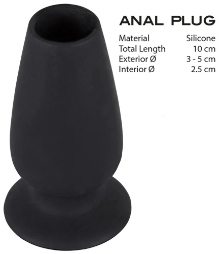 Анальный тоннель Lust Tunnel Plug М фото 3