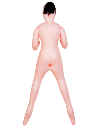 Надувная кукла Scarlett с тремя рабочими отверстиями и вставкой из киберкожи фото 3