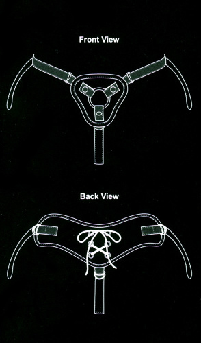 Ремень для страпона розовый Strap-on Miracle Interaction фото 4