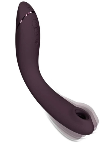 Вакуумный стимулятор точки G с вибрацией Womanizer OG бордовый фото 2