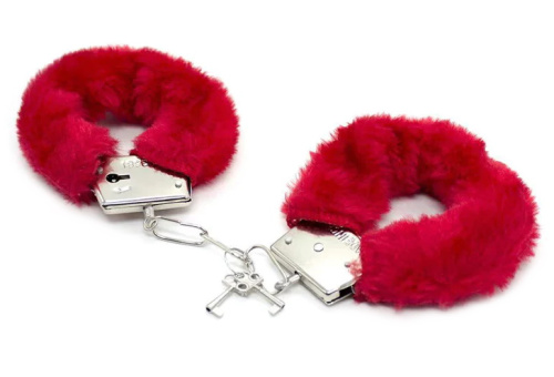 Бондажный набор 3 предмета красного цвета фото 3