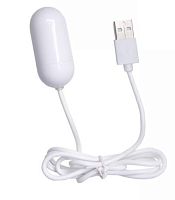 Мощное виброяйцо Intensive USB белое