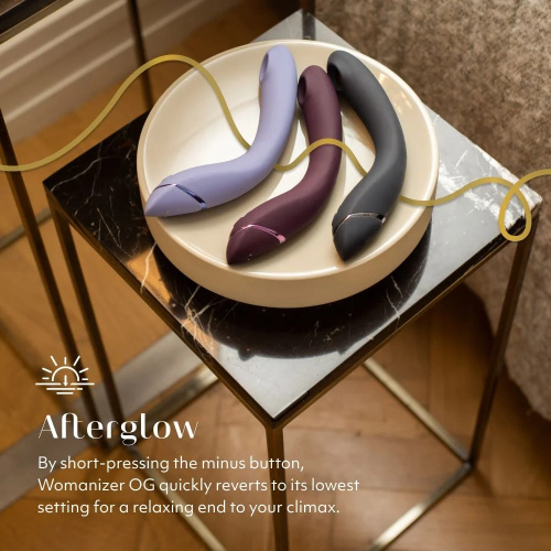 Вакуумный стимулятор точки G с вибрацией Womanizer OG черный фото 15