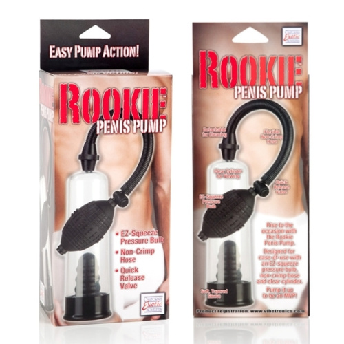 Стимулятор вакуумная мужская помпа Rookie фото 4