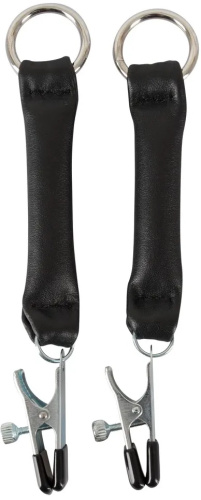 Зажимы для сосков с кожаными ремешками Nippelklemmen фото 2