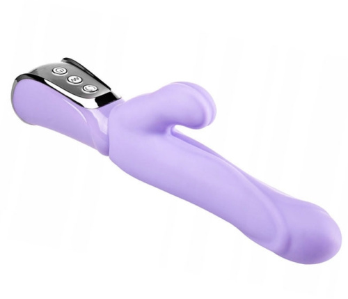 Вибратор с вращением Vibe Therapy Exaltation, фиолетовый фото 4