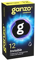 Презервативы Ganzo №12 Invisible супертонкие с обильной смазкой