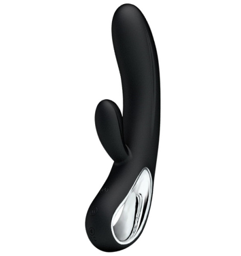 Перезаряжаемый вибратор Pretty Love Elmer с клиторальным стимулятором фото 2