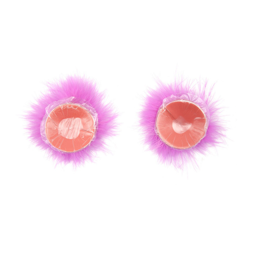 Розовые пушистые пэстисы фото 3