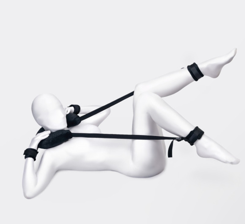 Фиксирующий бондаж на руки и ноги с подушкой под шею Anonymo фото 2