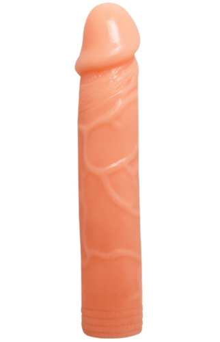 Реалистичный фаллоимитатор с хребтом без мошонки 19 см фото 2