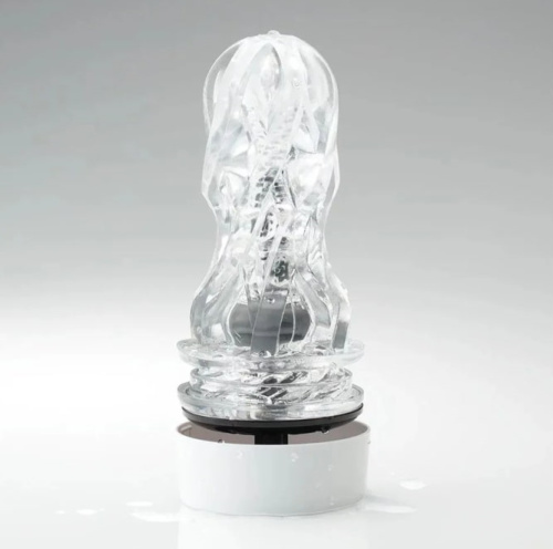 Мастурбатор с имитацией орального секса Tenga Aero Silver Ring фото 6