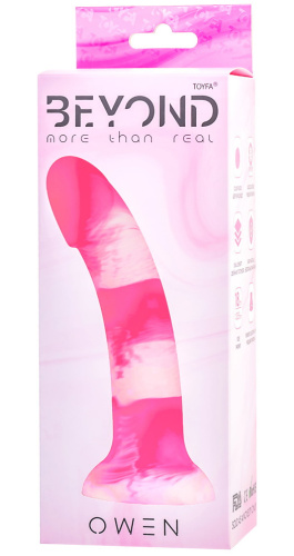 Розовый фаллоимитатор Beyond by Toyfa Owen 18 см фото 7