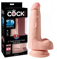 Фаллоимитатор на присоске King Cock Plus Triple Density 18 см