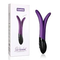 Двойной фиолетовый вибратор Violet