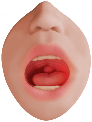 Мастурбатор ротик с зубками Satisfaction Hot Baby фото 3