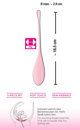 Вагинальный конус для упражнений Кегеля 50 гр фото 2