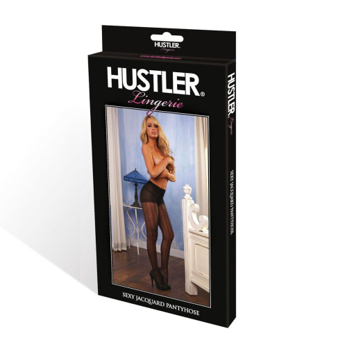 Фантазийные колготки в квадратик фото 5