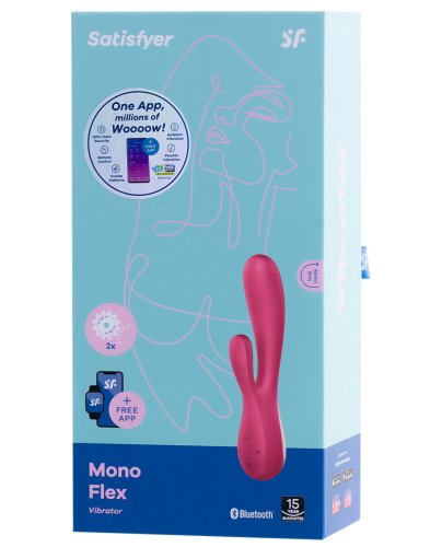 Смарт-вибратор Satisfyer Mono Flex красный фото 13