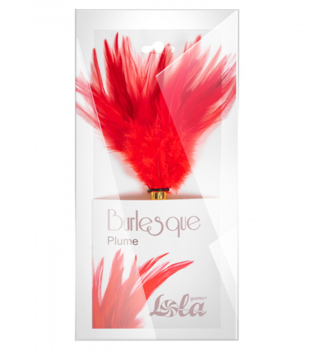 Тиклер Burlesque Plume красный фото 5