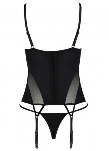 Шикарный черный корсет Meredith L/XL фото 5