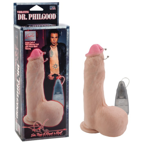 Большой фаллос рок-звезды с мошонкой + вибрация Dr. Philgood фото 2
