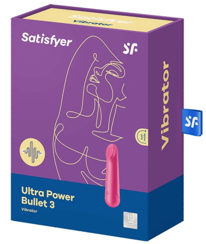 Мини вибратор Satisfyer Ultra Power Bullet 3 розовый фото 9
