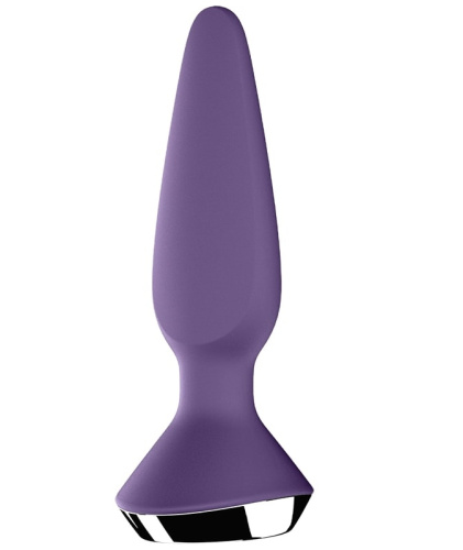 Анальный смарт-стимулятор с вибрацией Satisfyer Plug-ilicious 1 фиолетовый фото 4