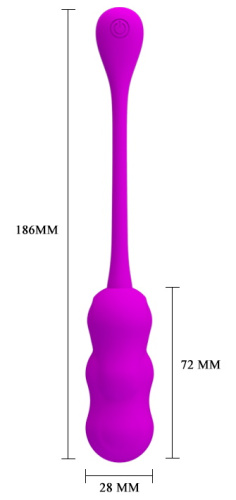 Перезаряжаемое виброяйцо Pretty Love Leshy с беспроводным управлением фото 6