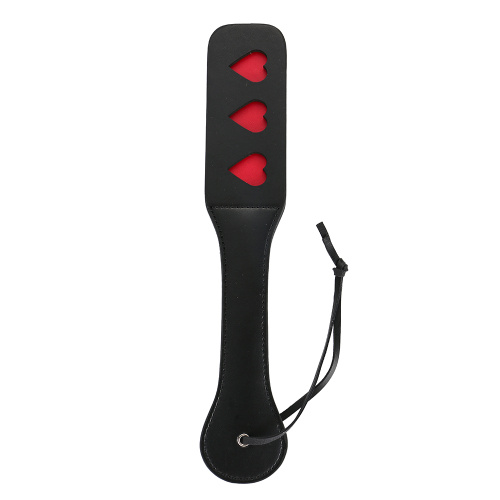 Пэдл черный с красными сердечками