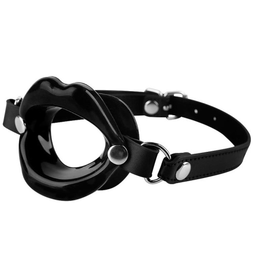 Кляп-губы черного цвета