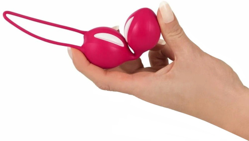 Шарики вагинальные Fun Factory Smartballs Teneo Duo красно-белые фото 6