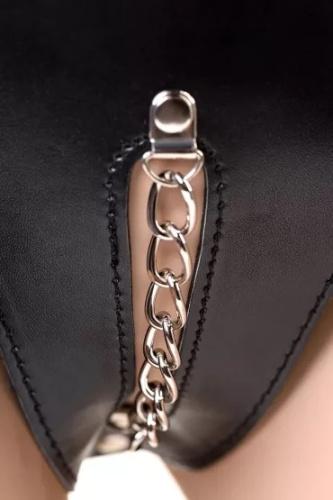 Стринги с металлическим декором фото 4