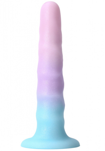 Блестящий фаллос на присоске Flow Unicorn 17 см фото 4