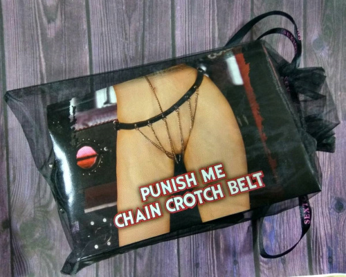 Трусики из цепочек на кожаном ремне Punish Me фото 3