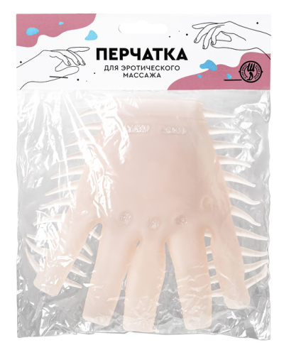 Перчатка для чувственного массажа Штучки-Дрючки фото 6