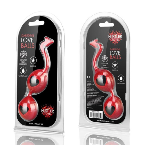 Шарики для вагинальных упражнений Dare Devils Red фото 4